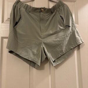 Women's Olive Green Shorts